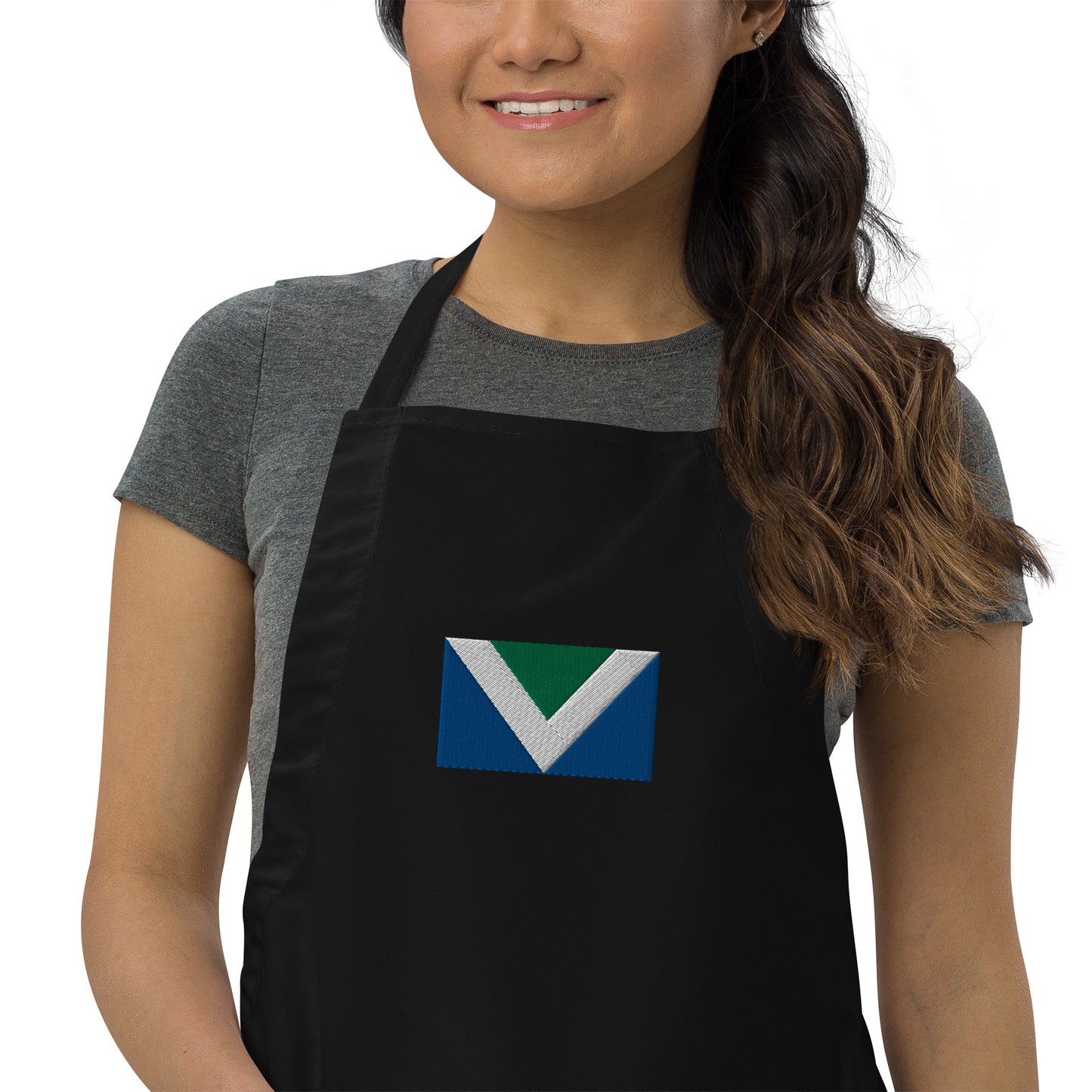 Vegan Flag Embroidered Apron