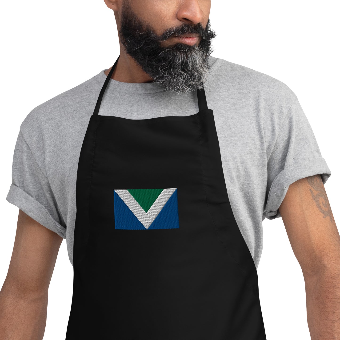 Vegan Flag Embroidered Apron