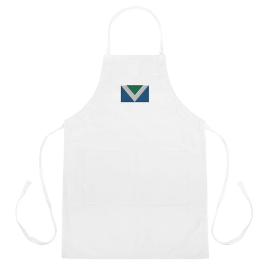 Vegan Flag Embroidered Apron