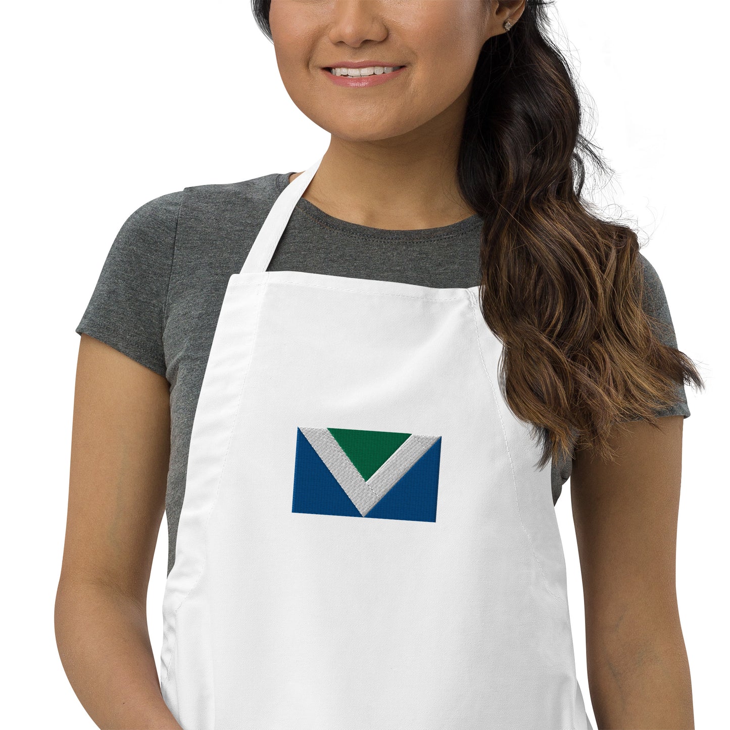 Vegan Flag Embroidered Apron