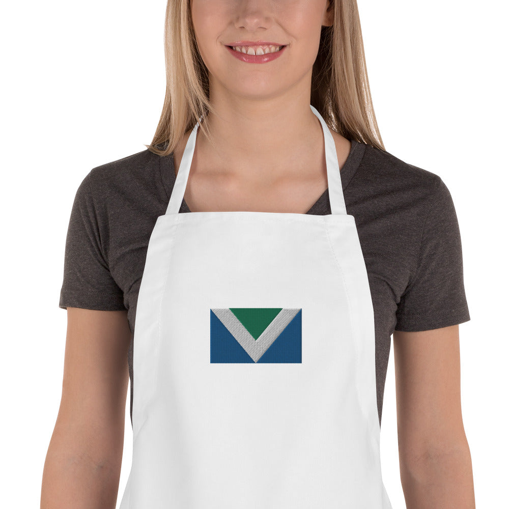 Vegan Flag Embroidered Apron