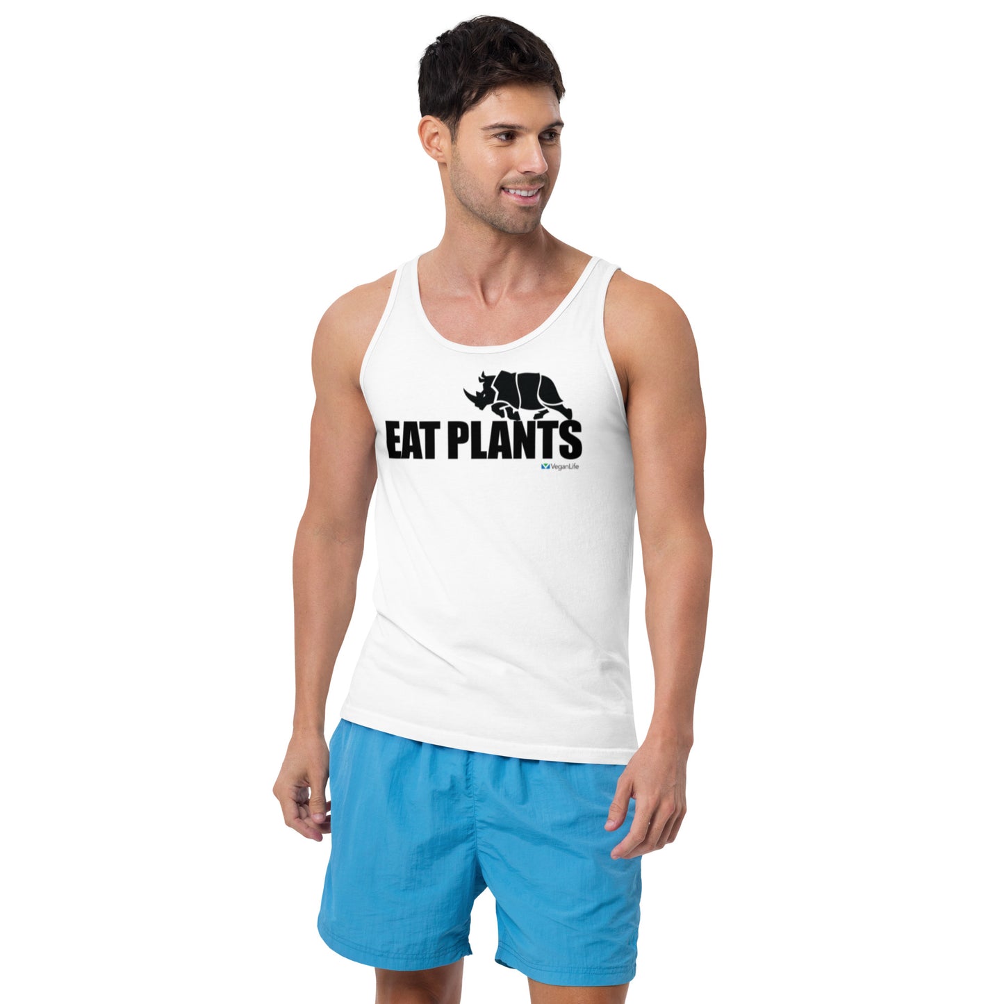 Eat Plants Men's Tank Top